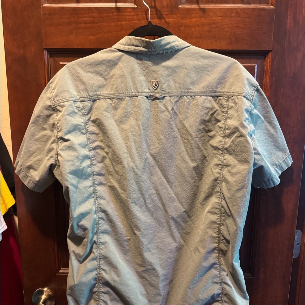 Kuhl Sage Green Short Sleeve Logo Shirt